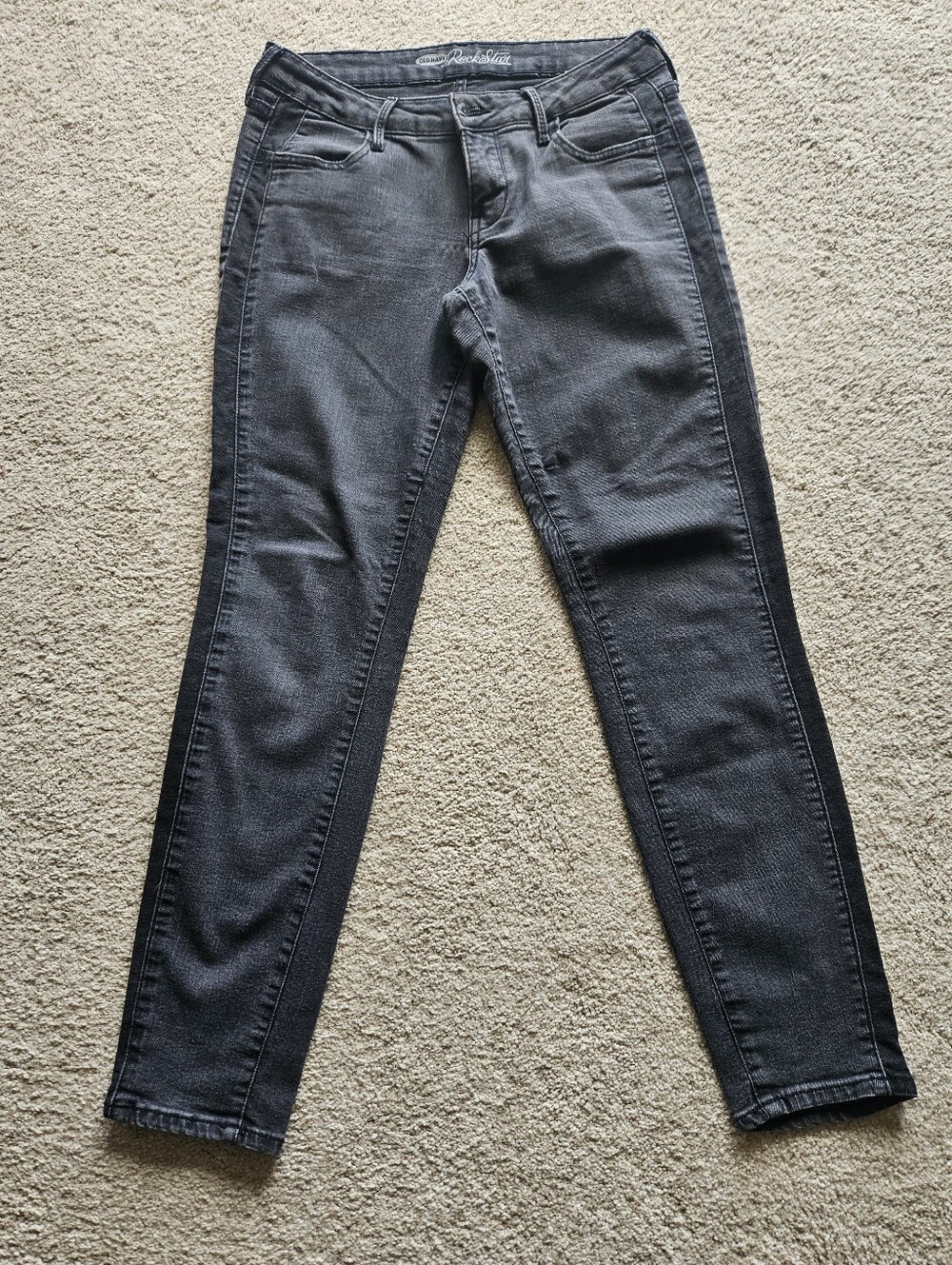 Vintage Striped Old Navy Rock Star Jeans With Stripe